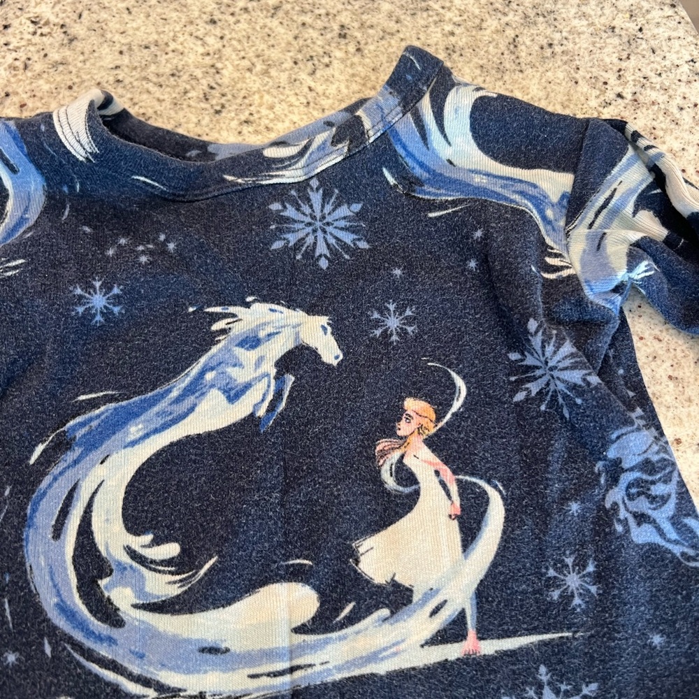 Gap Disney frozen Elsa pajama set toddler girl size 2 - Picture 3 of 6